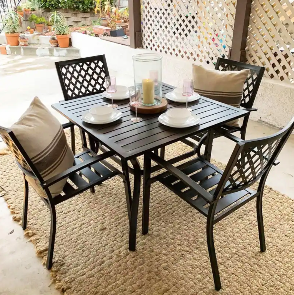 7 piece patio discount dining set under $500